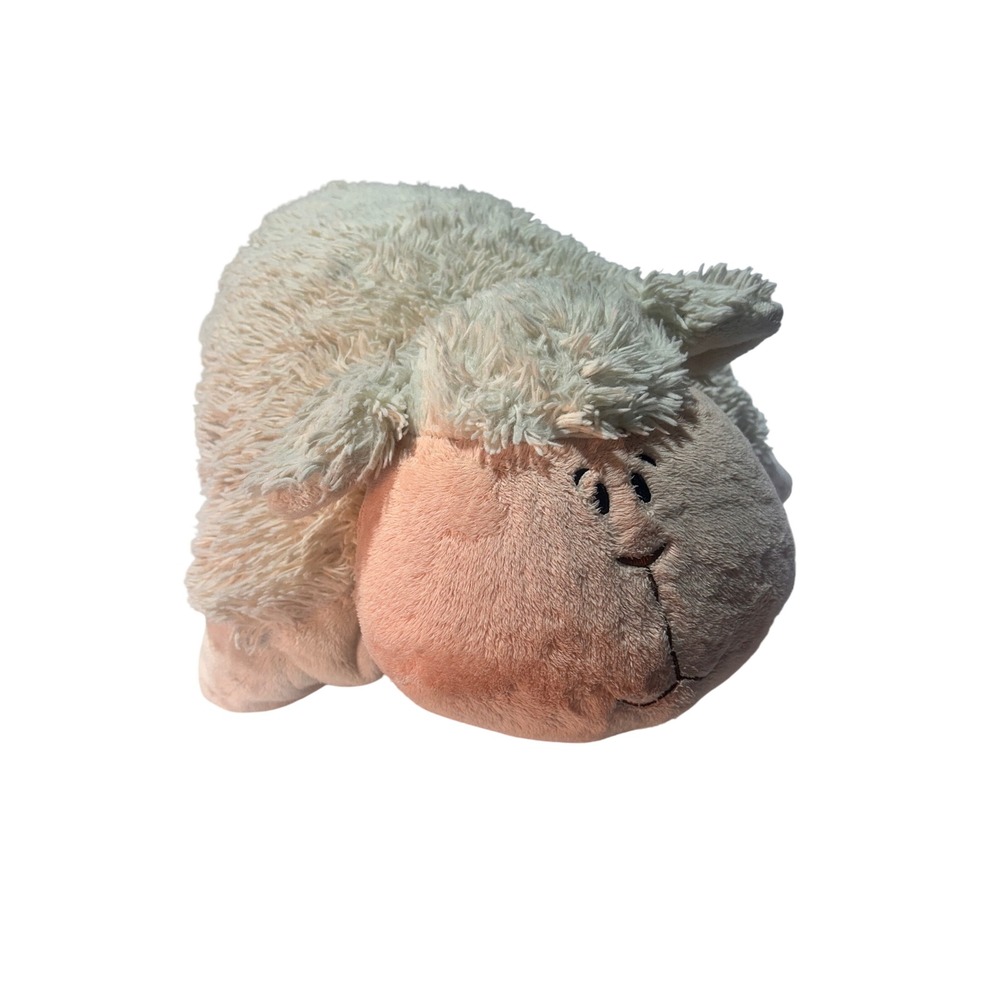 Pillow Pets Jolly Lamb Cream Sheep Plush Stuffed Animal Pillow Retired